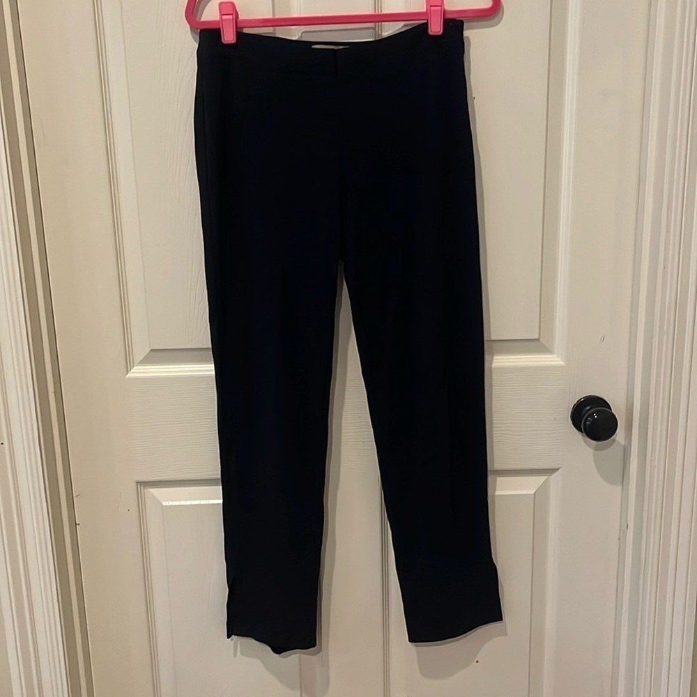 Talbots navy knit pants, size 4